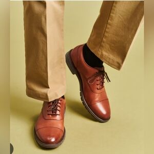 Size 10 Cole Haan  Brown Leather Dress Shoes